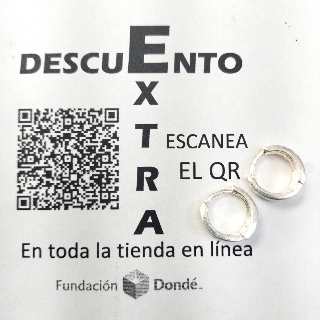 ARRACADAS PLATA .925 3.1 GR (NUEVO)