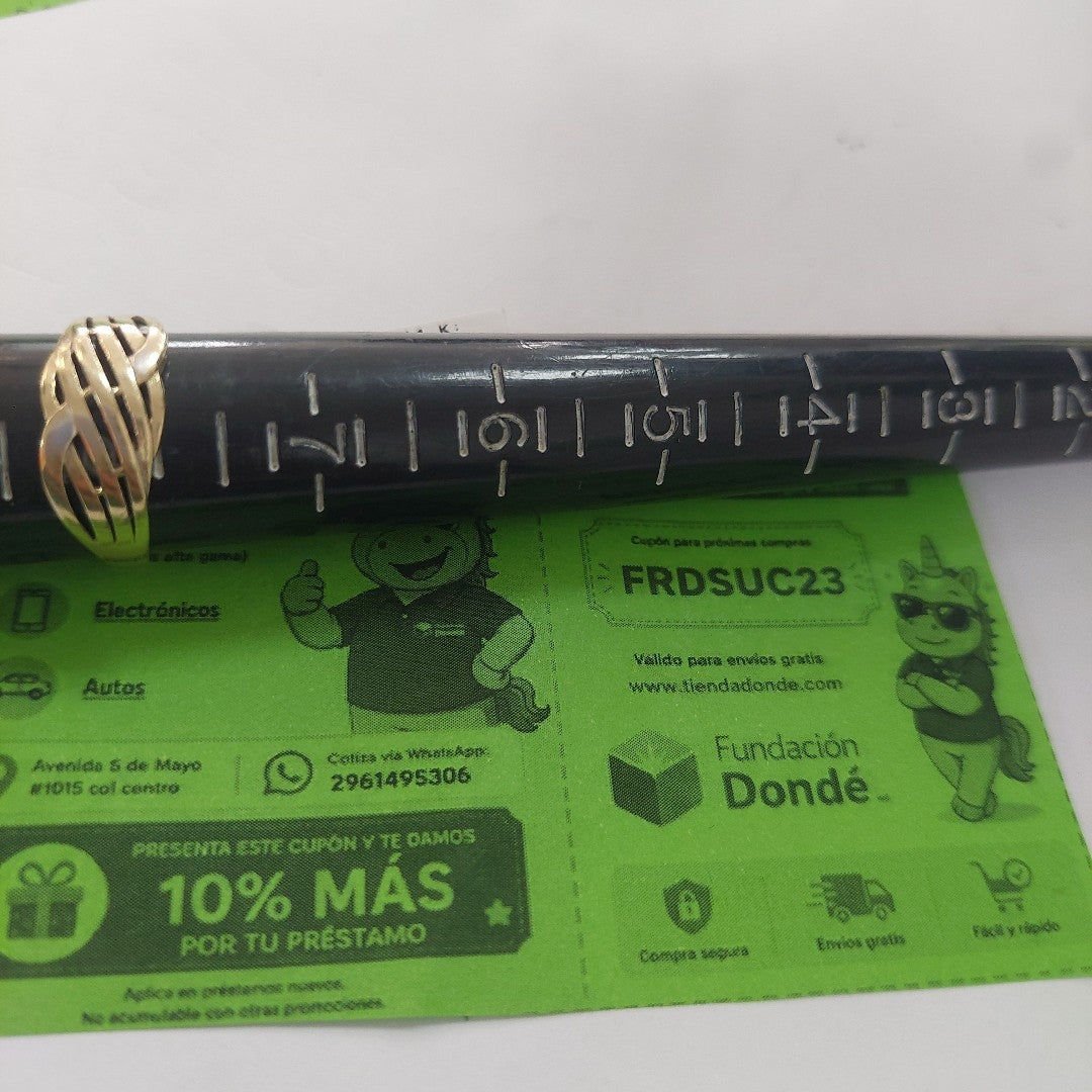 ANILLITO ORO 14 K 1.5 GRMS (SEMINUEVO)