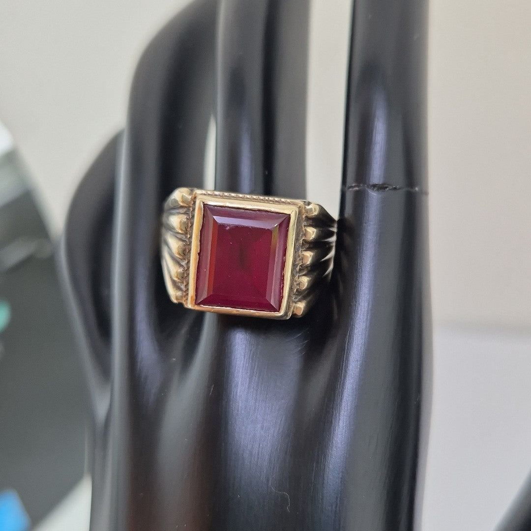 ANILLO ORO 10 K 8,50 GRMS (SEMINUEVO)