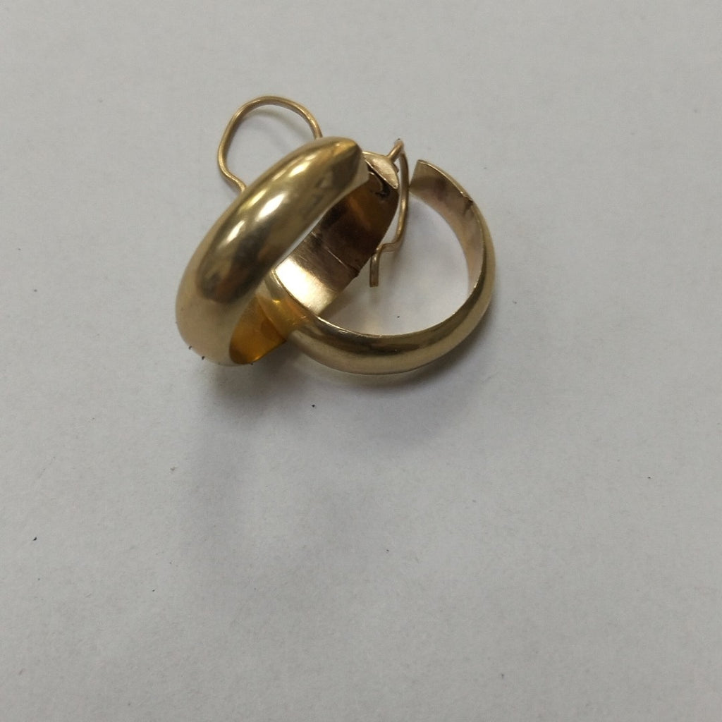 ARRACADAS PAR ORO 10 K 3 GRMS (SEMINUEVO)