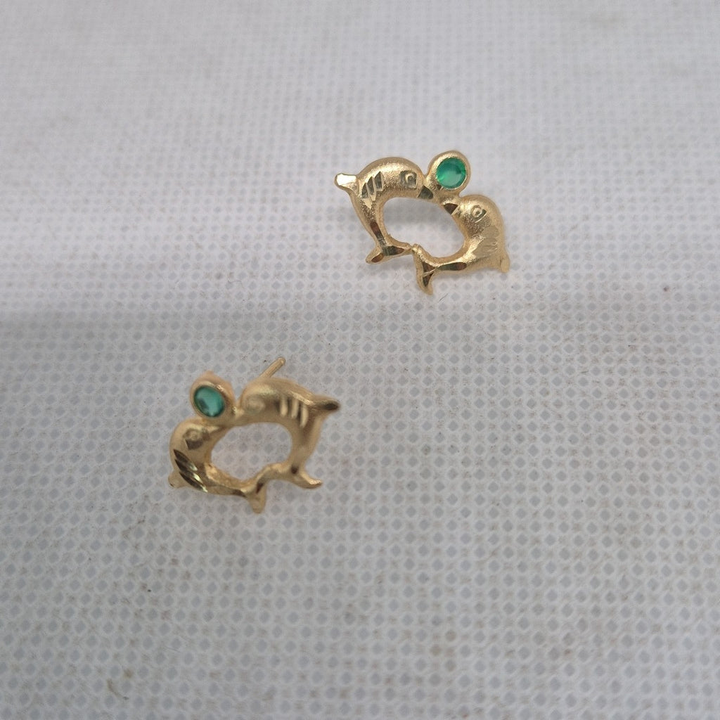 ARETES PAR ORO 14 K 0,70 GRMS (SEMINUEVO)