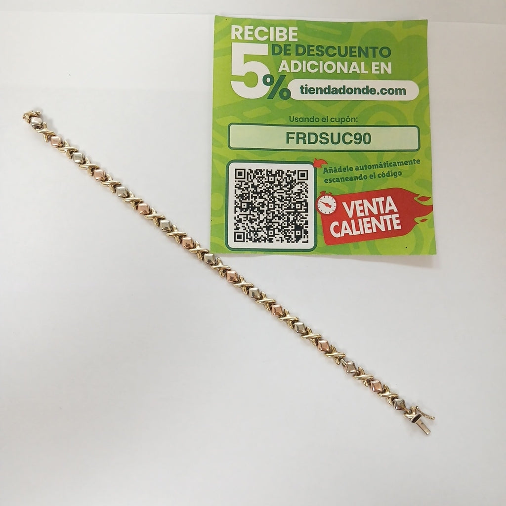 PULSERA ORO 14 K 7.8 GRMS (SEMINUEVO)