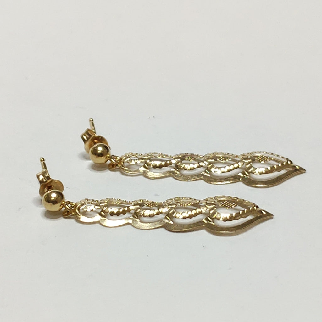 ARETES PAR ORO 14 K 0,60 GRMS (SEMINUEVO)