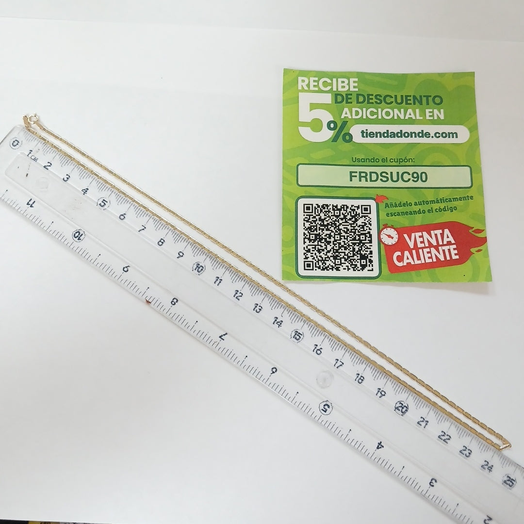 CADENA ORO 14 K 3.9 GRMS (SEMINUEVO)