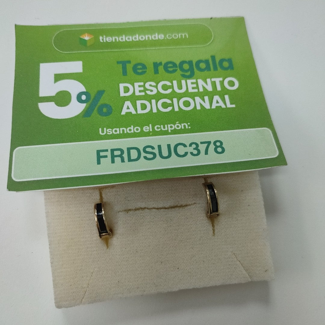 ARRACADAS PAR ORO 10 K 1.3 GRMS (SEMINUEVO)