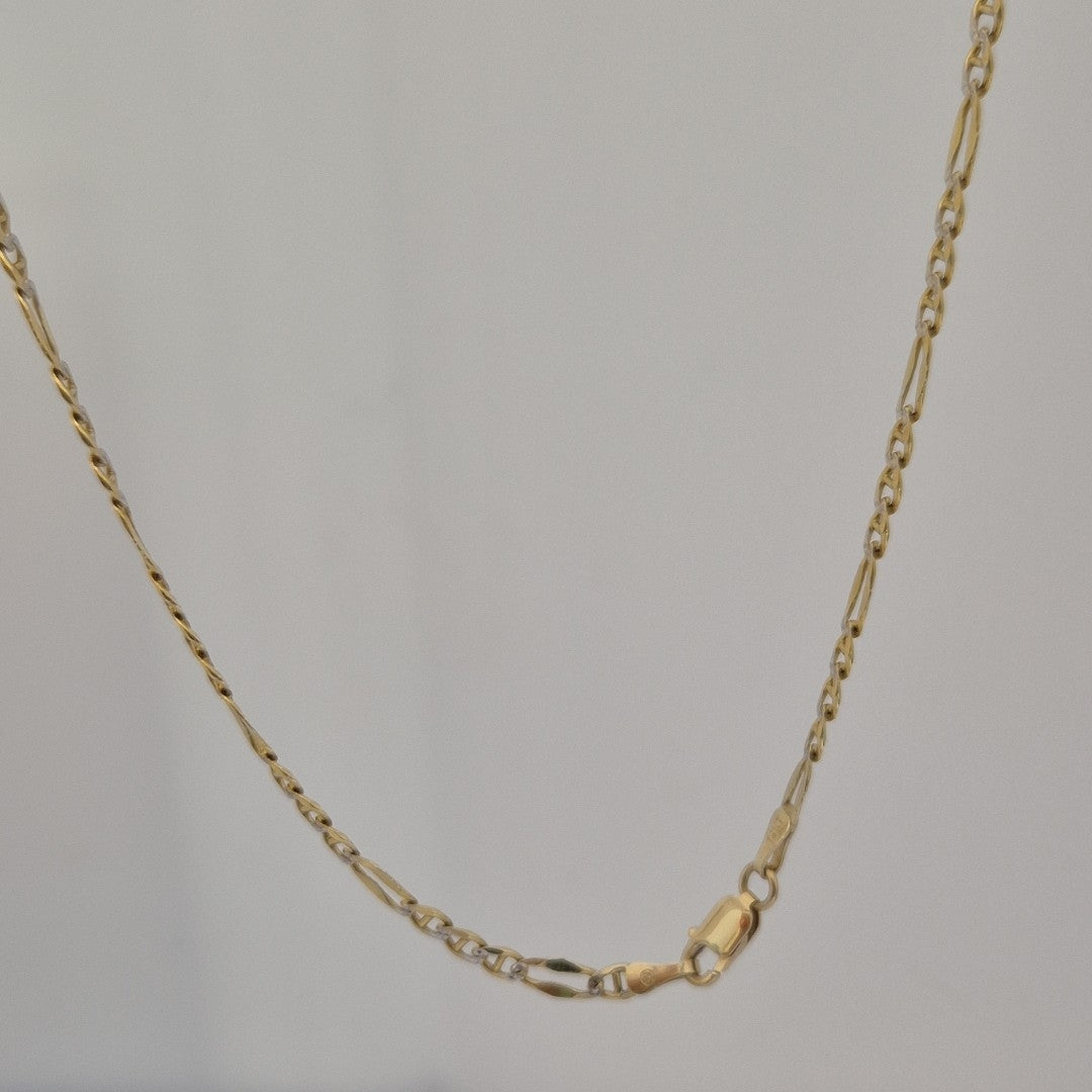 CADENA ORO, RODIADO 14 K 7.8 GRMS (SEMINUEVO)