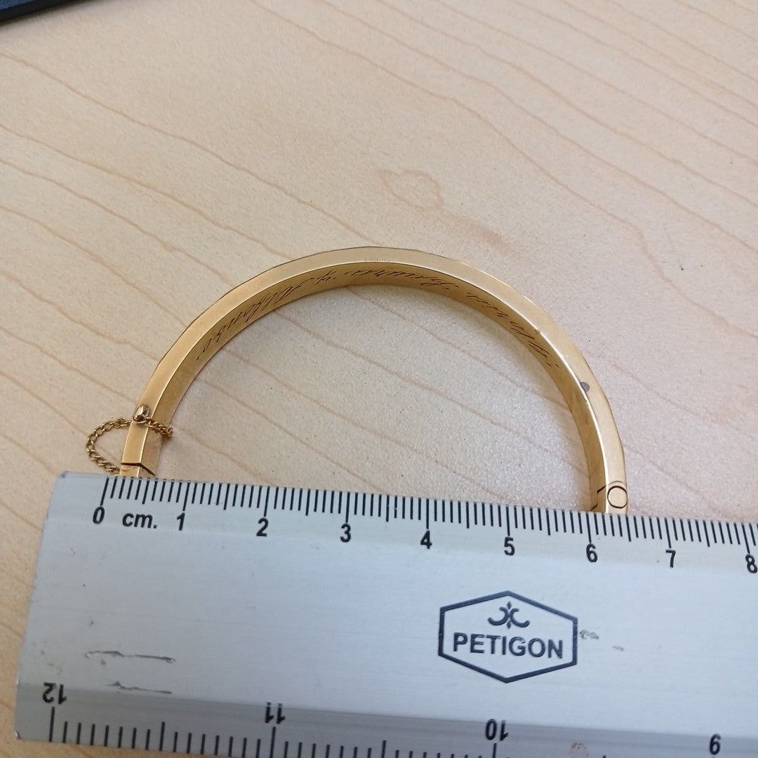 PULSERA RIGIDA ORO 18 K 19,20 GRMS (SEMINUEVO)