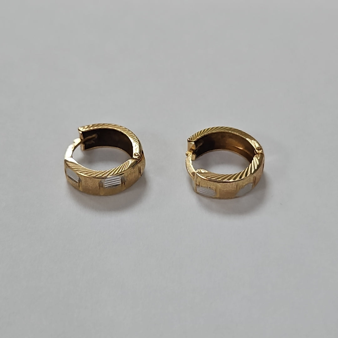 ARRACADAS PAR ORO 14 K 2,10 GRMS (SEMINUEVO)