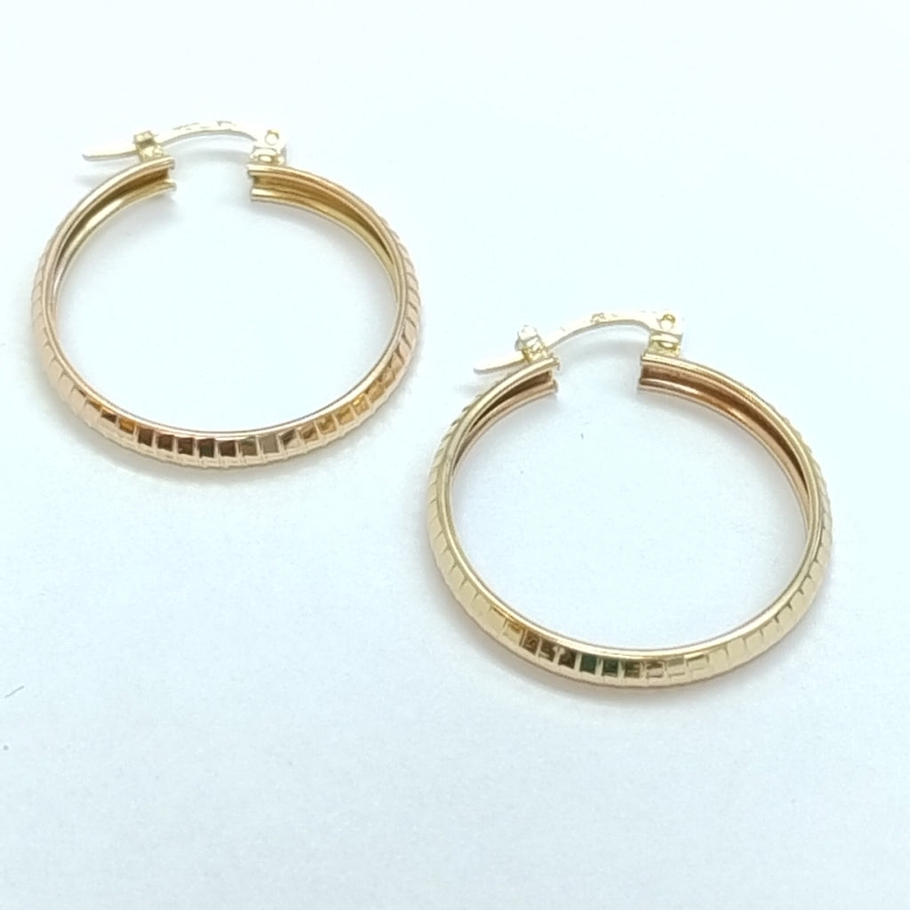 ARRACADAS PAR ORO 14 K 2.4 GRMS (SEMINUEVO)