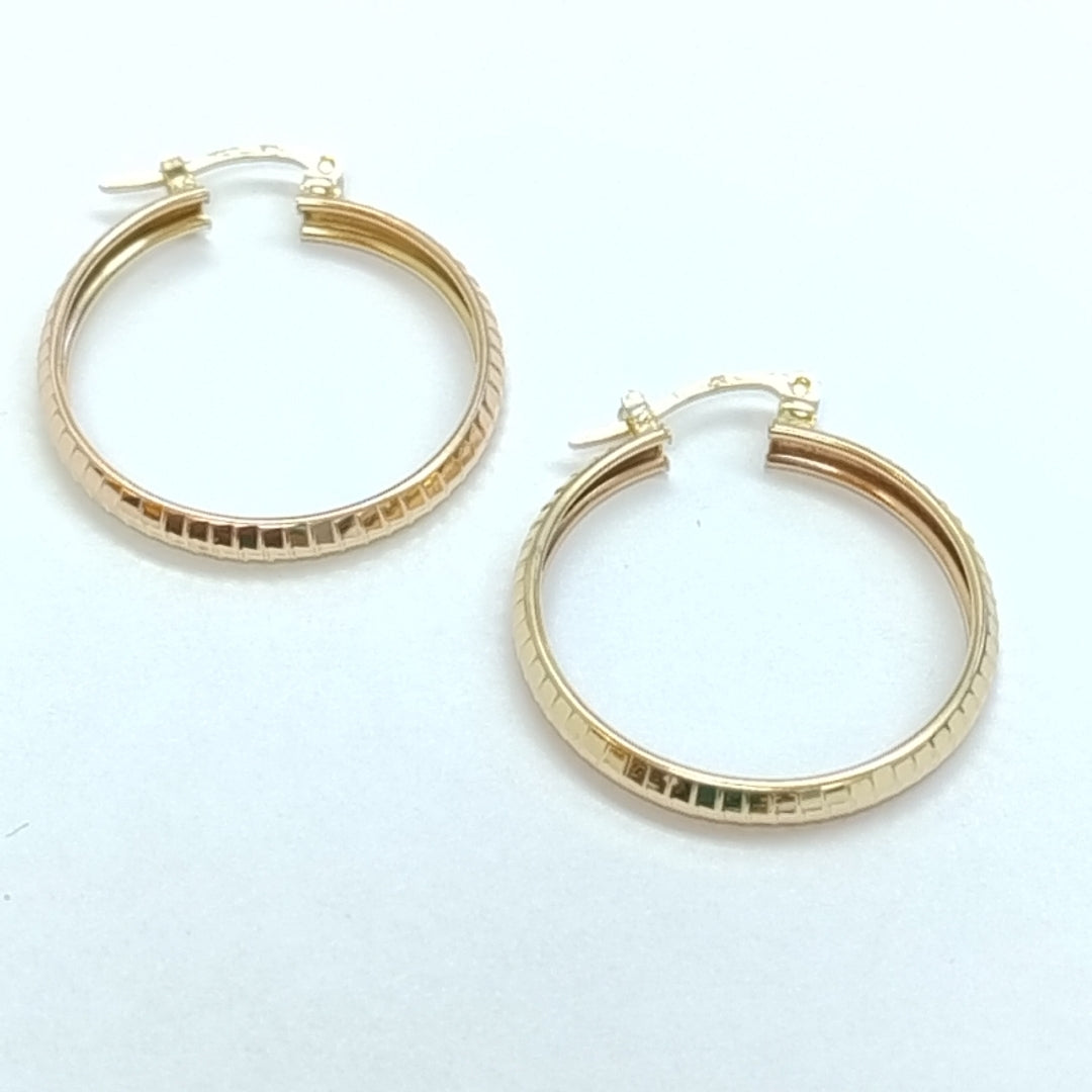 ARRACADAS PAR ORO 14 K 2.4 GRMS (SEMINUEVO)