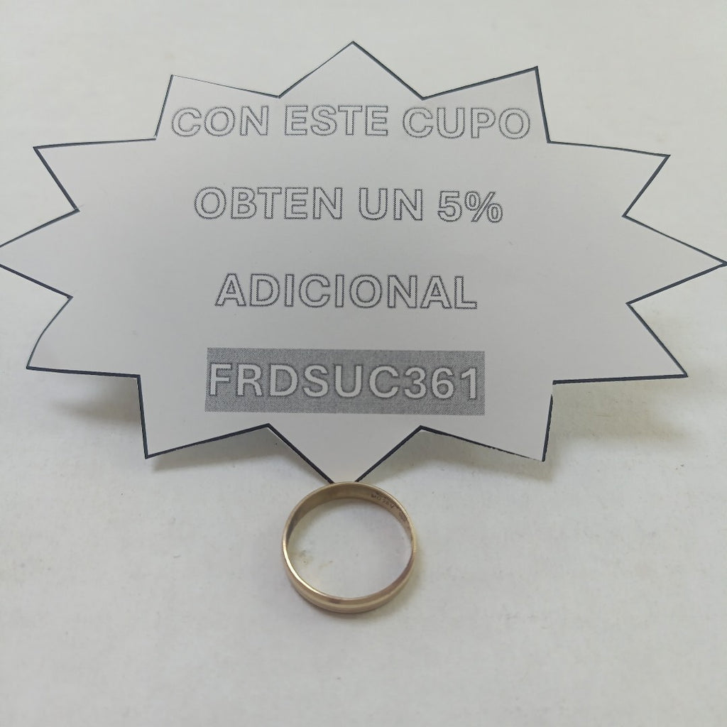 ARGOLLA ORO 8 K 1.3 GRMS (SEMINUEVO)