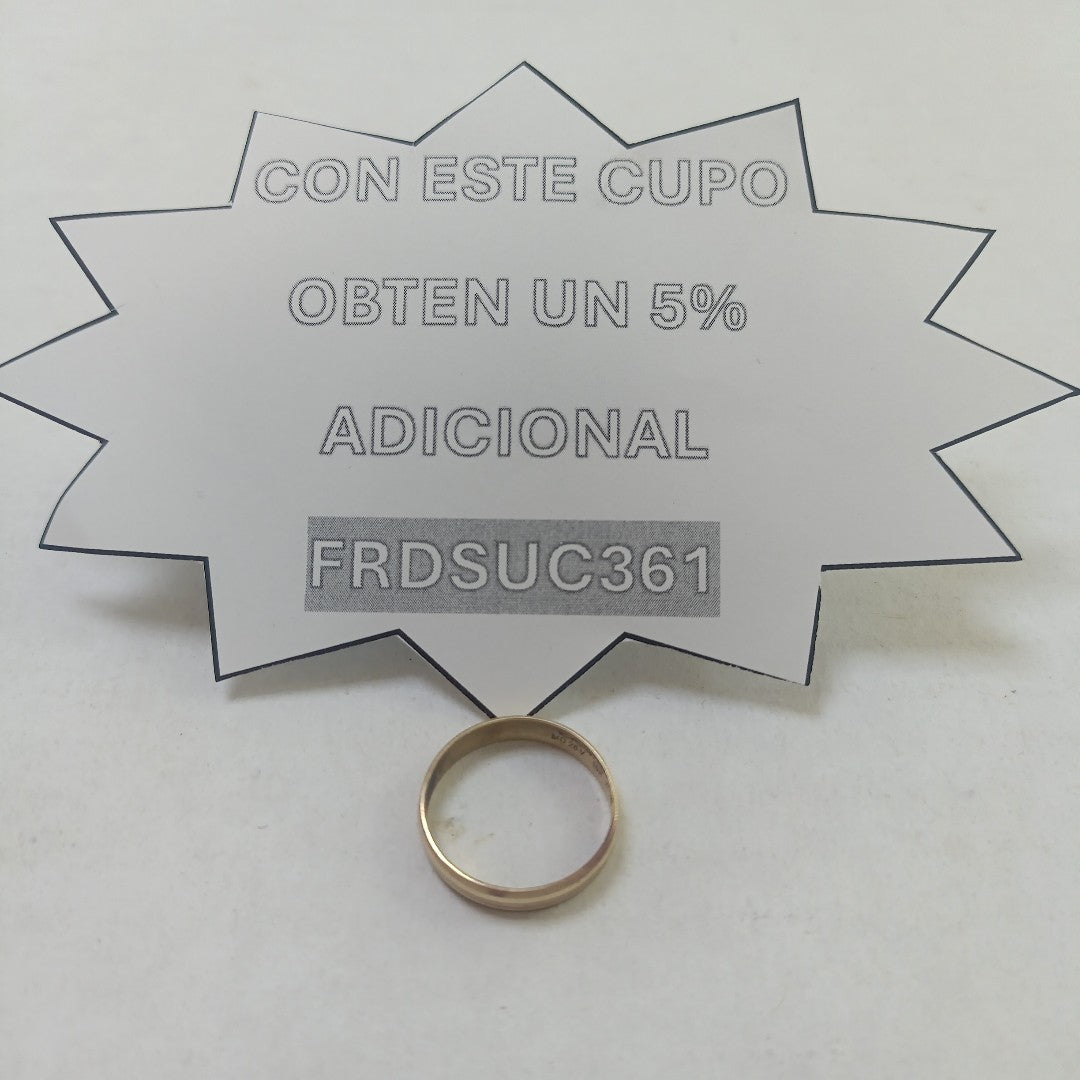 ARGOLLA ORO 8 K 1.3 GRMS (SEMINUEVO)
