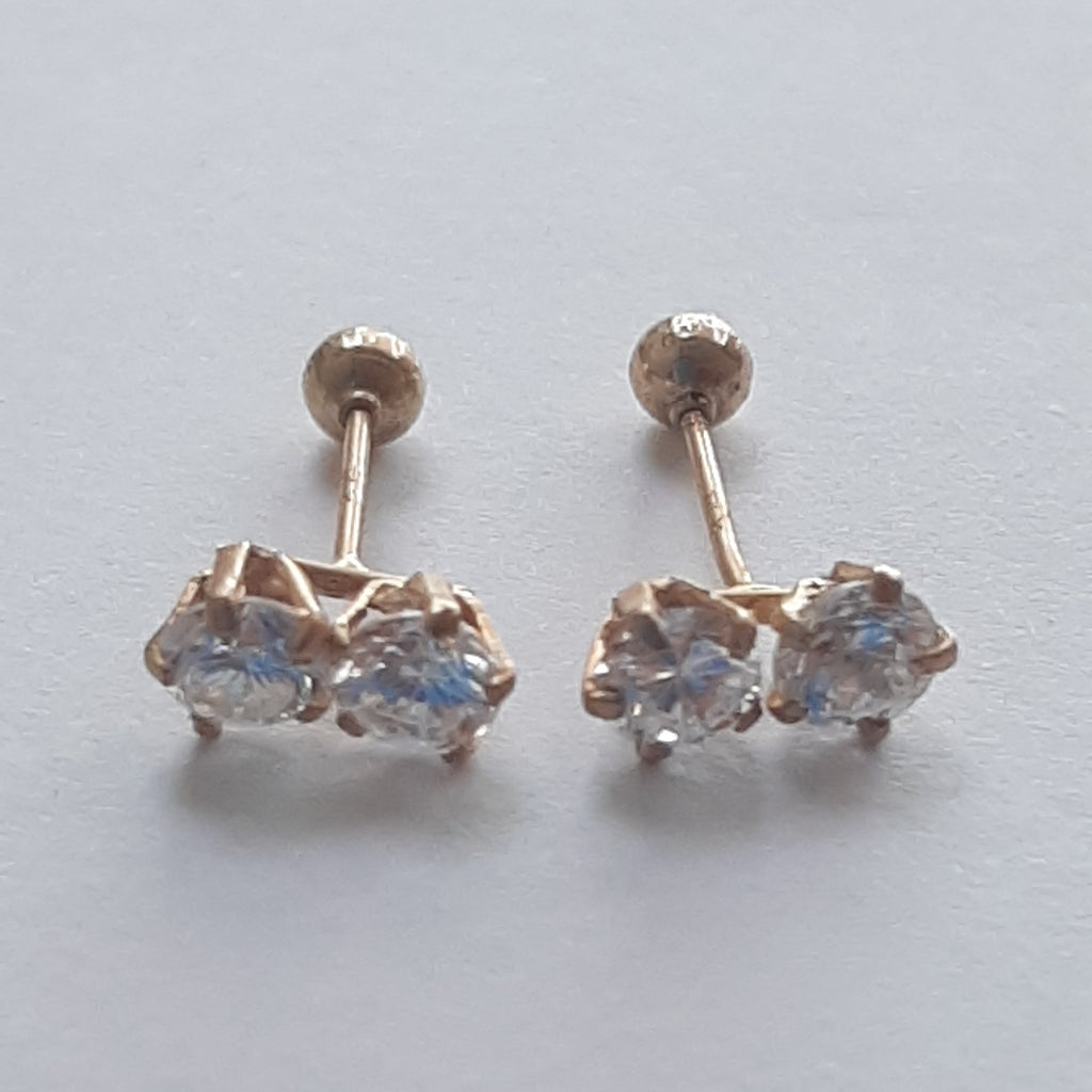 BROQUELES PAR ORO 14 K 0.8 GRMS (SEMINUEVO)