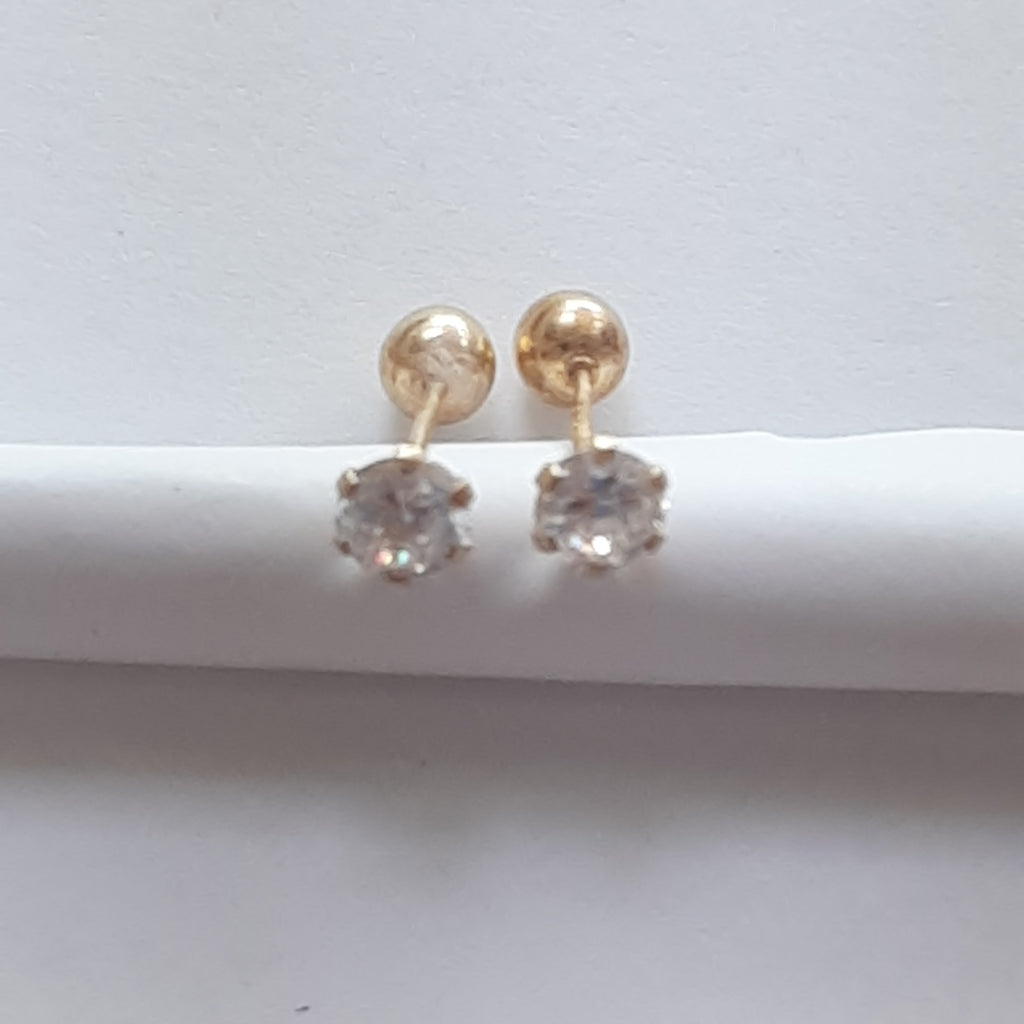 BROQUELES PAR ORO 14 K 0.4 GRMS (SEMINUEVO)