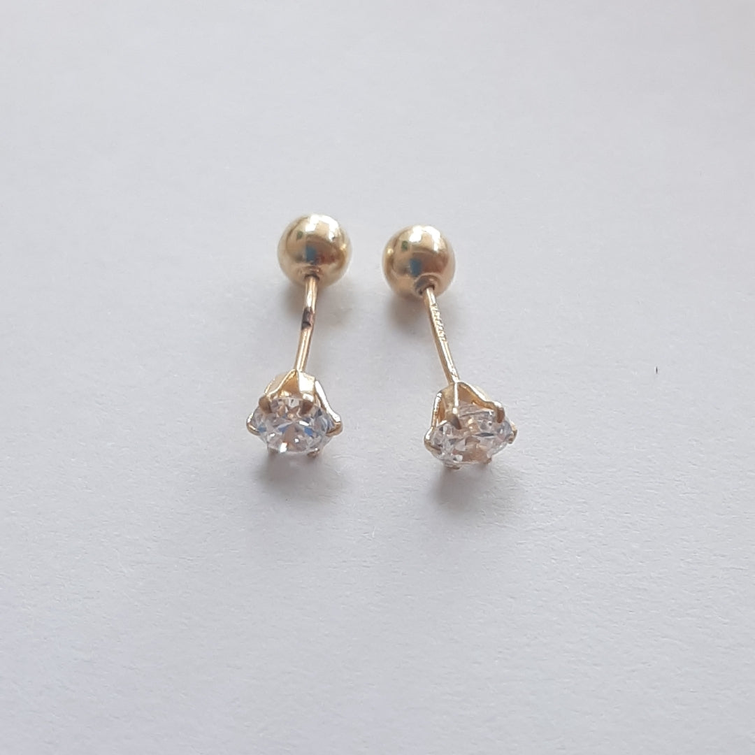 BROQUELES PAR ORO 14 K 0.4 GRMS (SEMINUEVO)