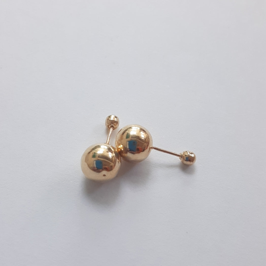 BROQUELES PAR ORO 14 K 0.4 GRMS (SEMINUEVO)