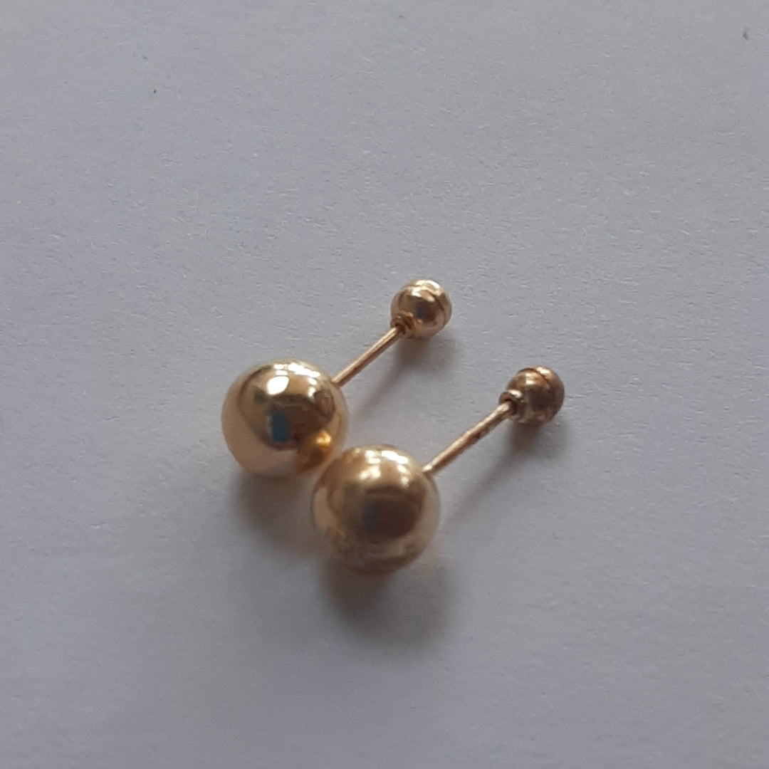 BROQUELES PAR ORO 14 K 0.3 GRMS (SEMINUEVO)