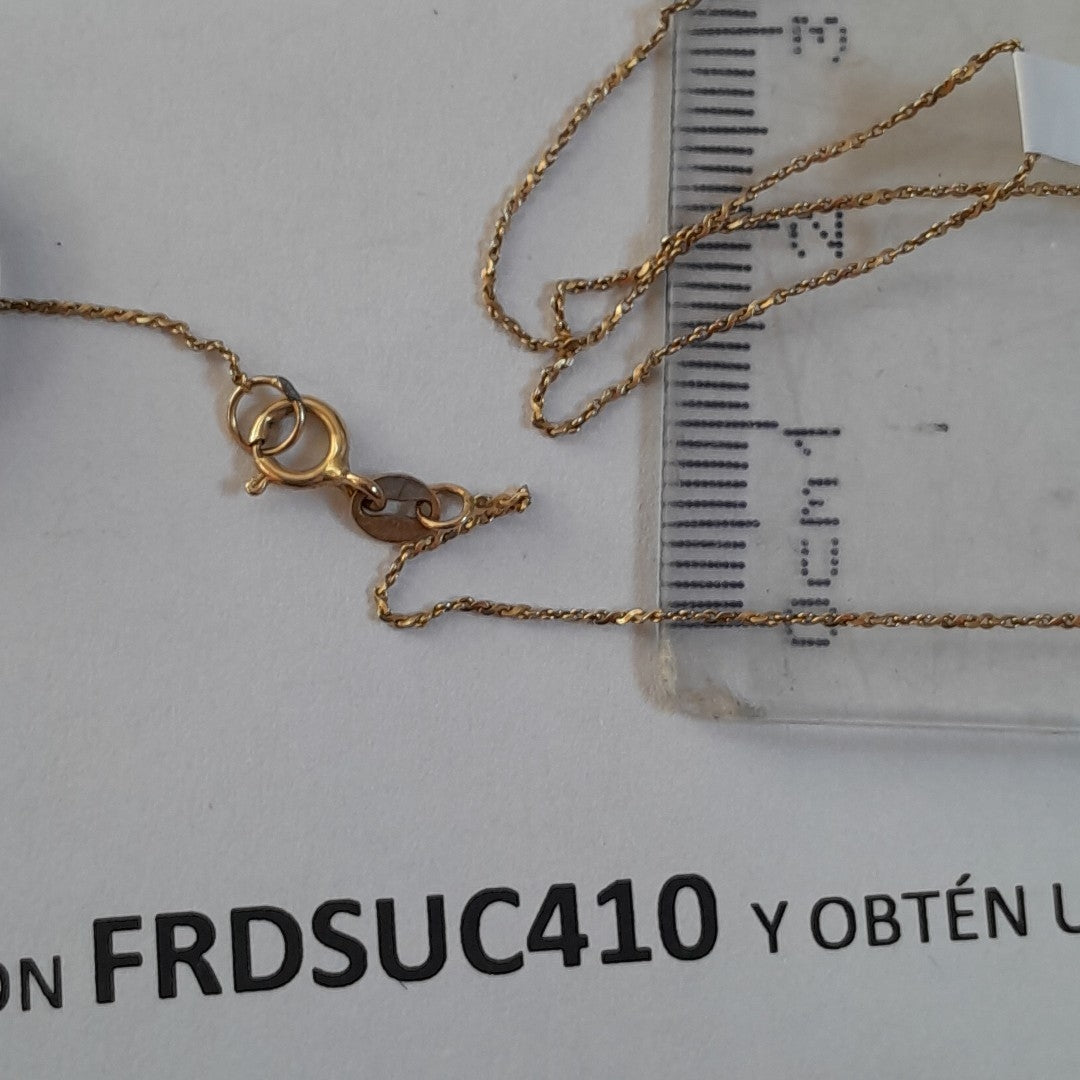 CADENA ORO 14 K 1,20 GRMS (SEMINUEVO)