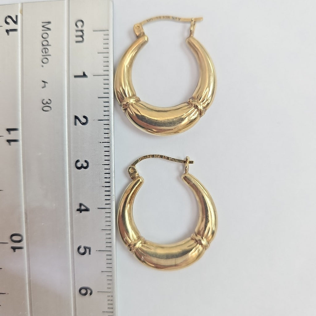 ARRACADAS PAR ORO 10 K 2.5 GRMS (SEMINUEVO)