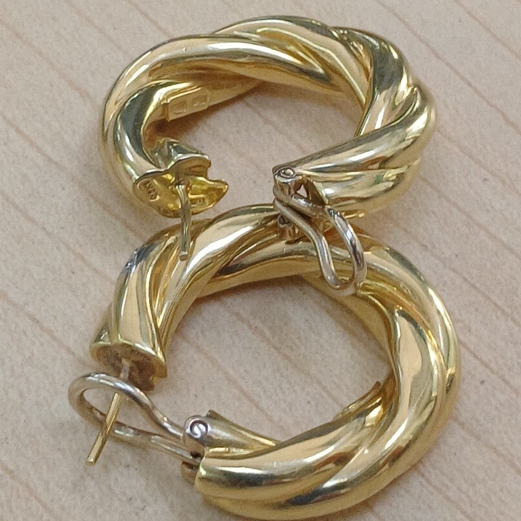 ARRACADAS PAR ORO 18 K 15,90 GRMS (SEMINUEVO)