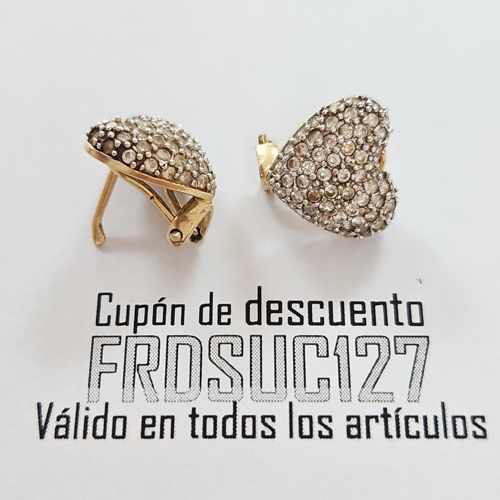 ARETES PAR ORO 14 K 3.6 GRMS (SEMINUEVO)