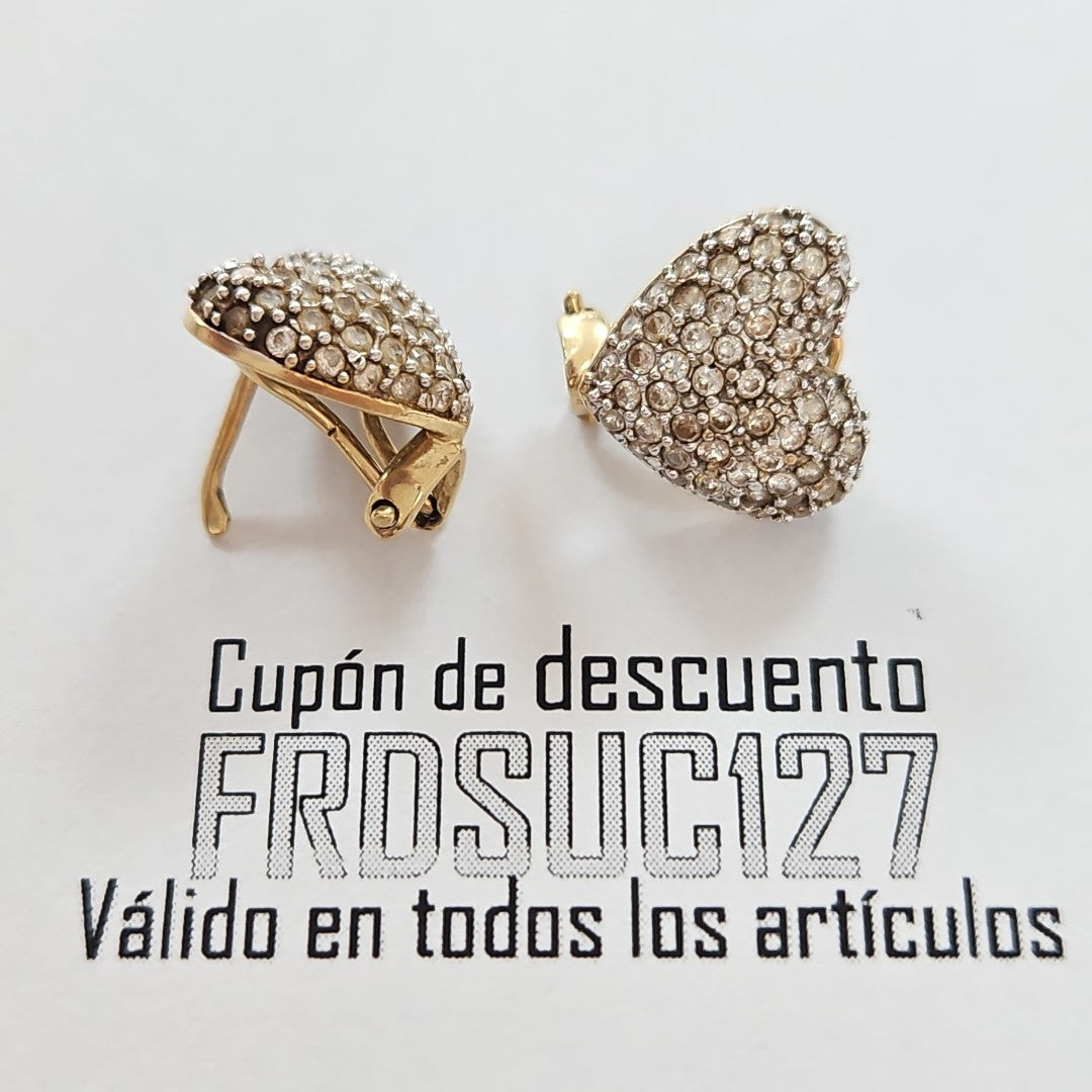ARETES PAR ORO 14 K 3.6 GRMS (SEMINUEVO)