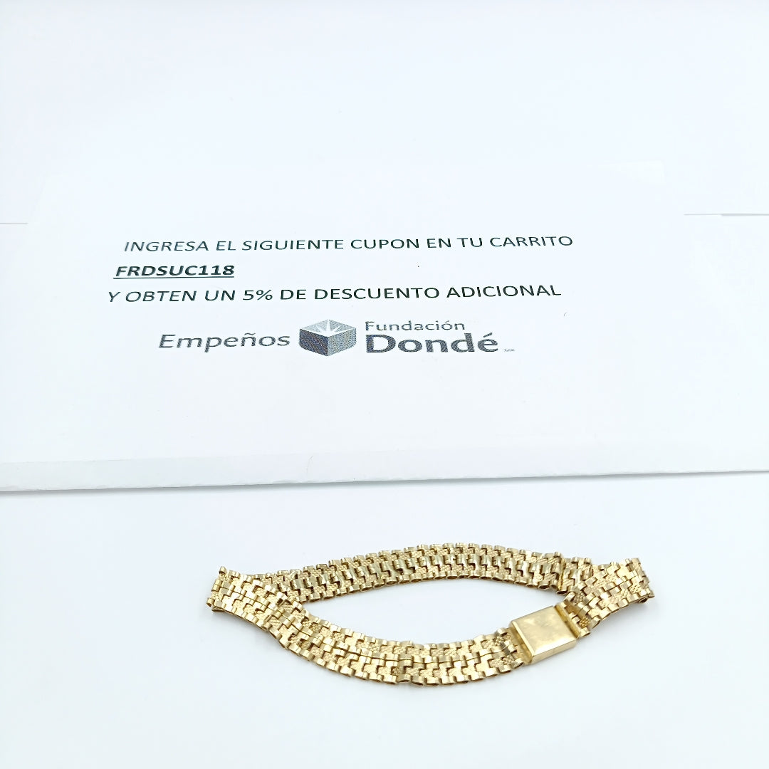 PULSERA ORO 10 K 9.6 GRMS (SEMINUEVO)