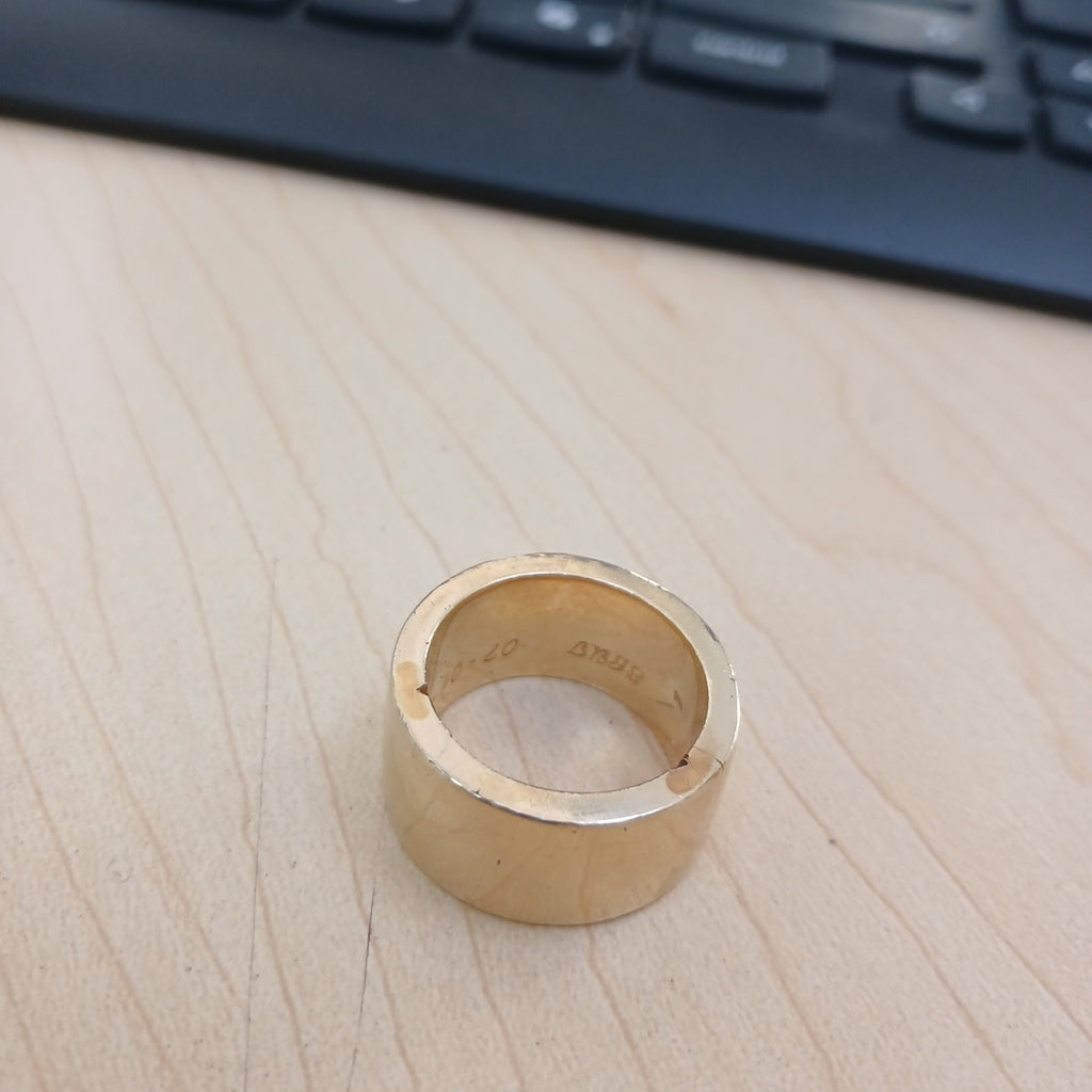 ARGOLLA ORO 14 K 28.4 GRMS (SEMINUEVO)