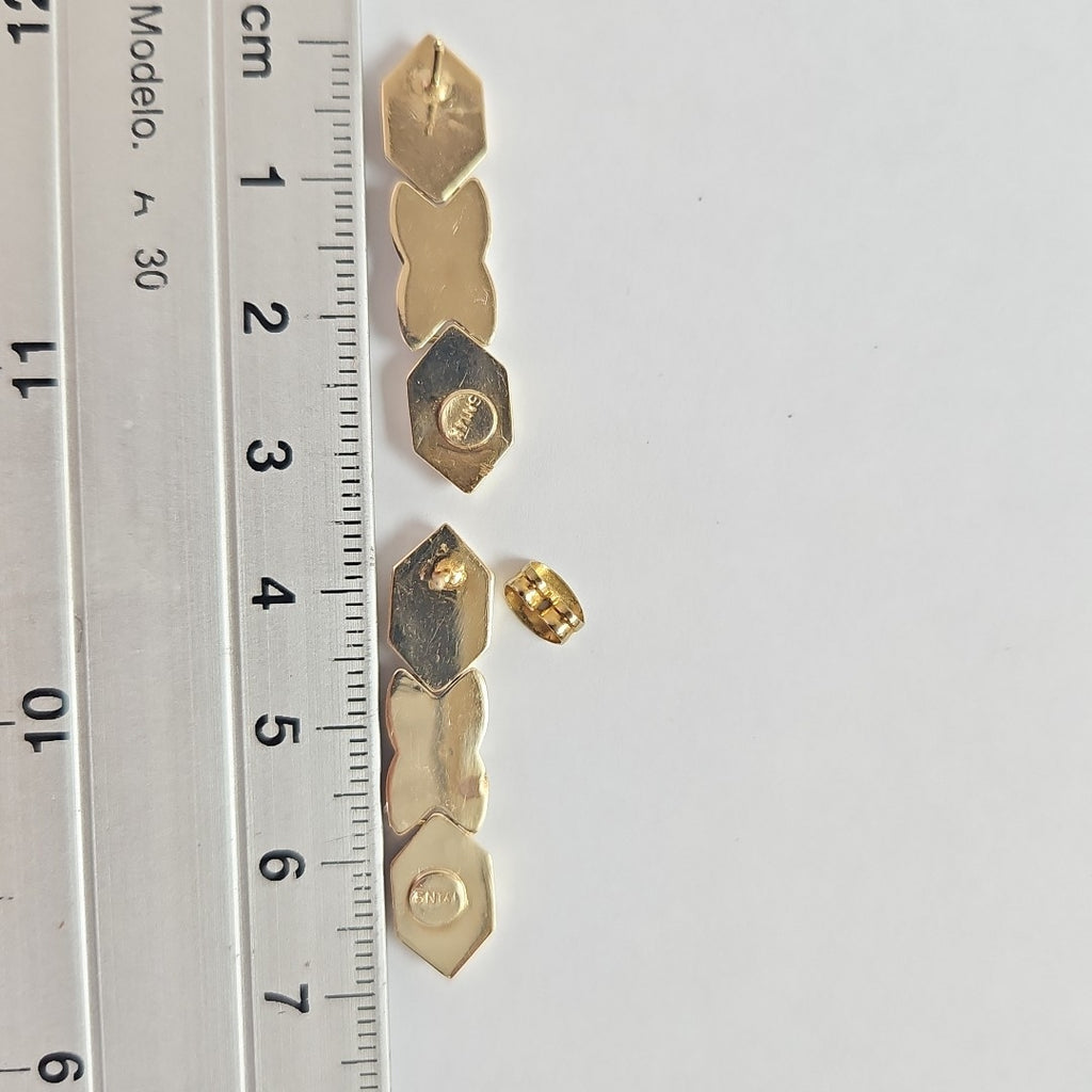 ARETES PAR ORO 14 K 3,20 GRMS (SEMINUEVO)