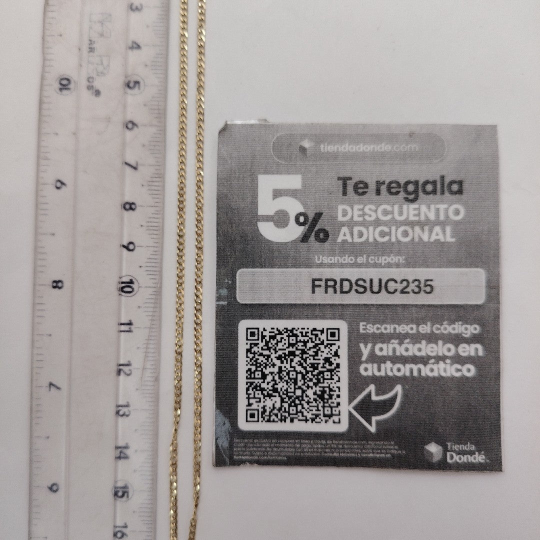 CADENA ORO 10 K 2.5 GRMS (SEMINUEVO)