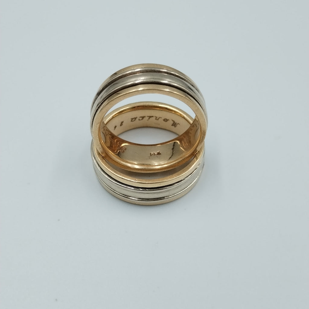 ARGOLLA ORO, ORO COMBINADO 14 K 16 GRMS (SEMINUEVO)