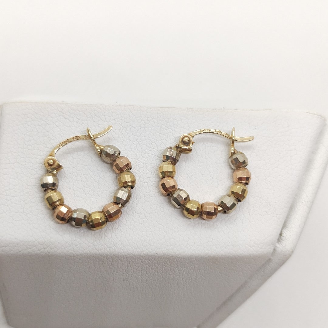 ARETES PAR ORO 10 K 1.5 GRMS (SEMINUEVO)
