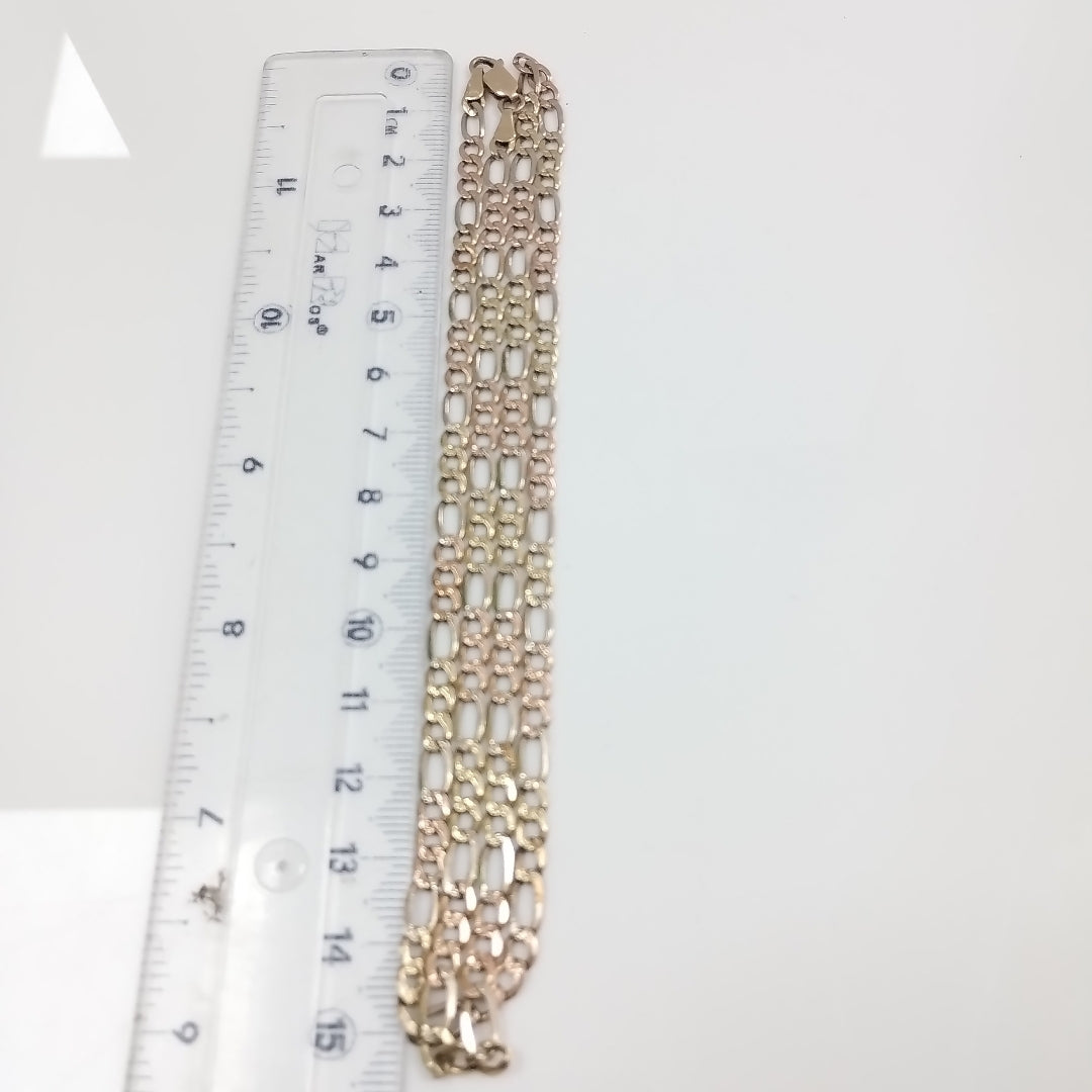 CADENA ORO, ORO COMBINADO 14 K 14.3 GRMS (SEMINUEVO)