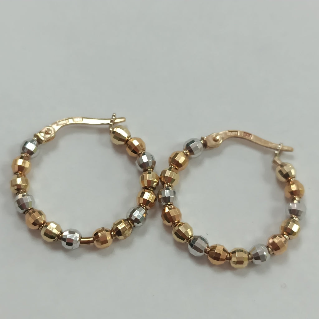 ARRACADAS PAR ORO 14 K 3,40 GRMS (SEMINUEVO)