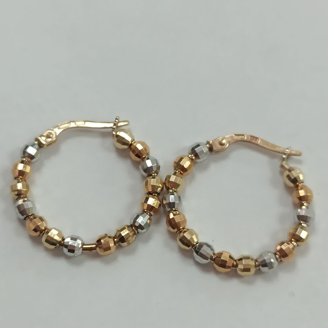 ARRACADAS PAR ORO 14 K 3,40 GRMS (SEMINUEVO)