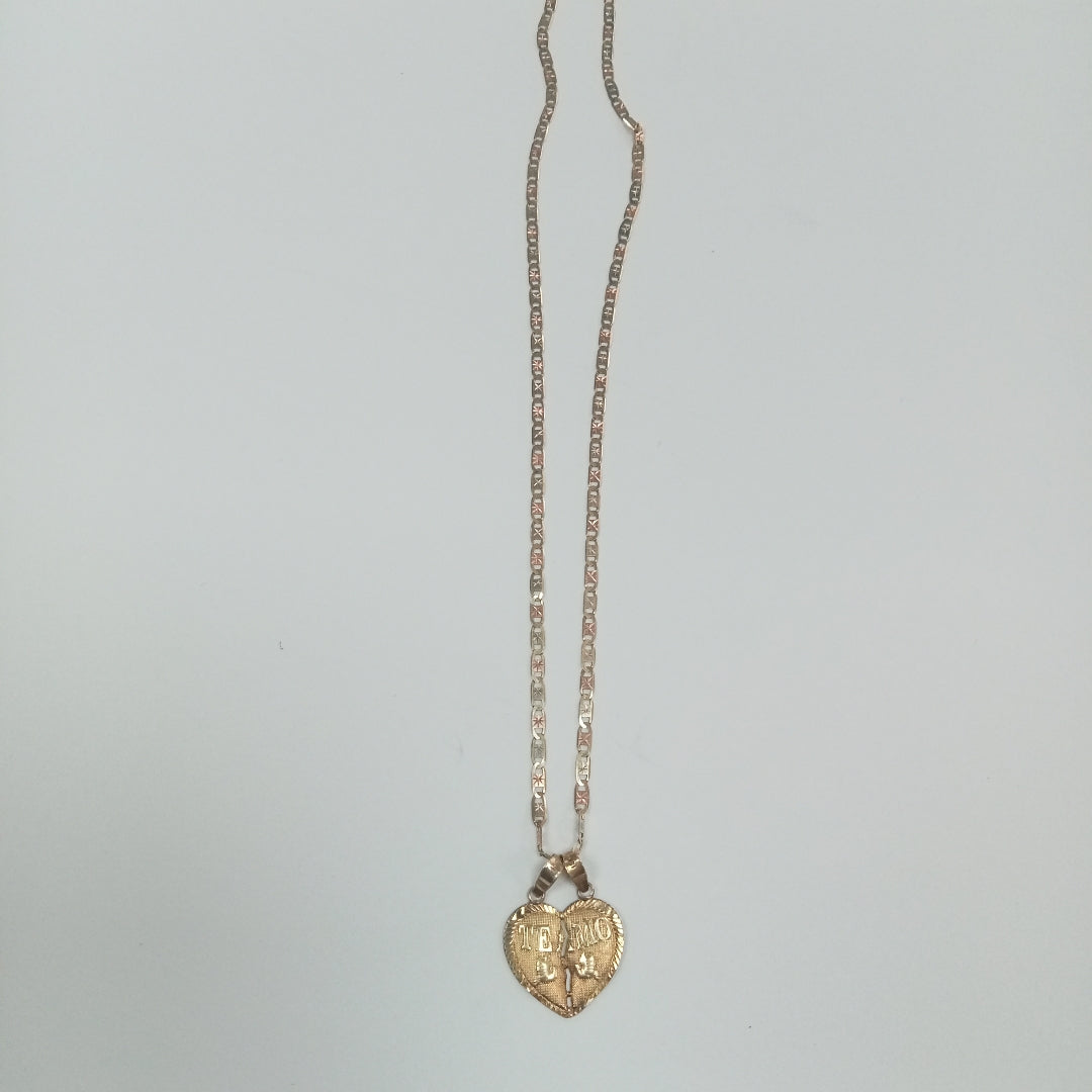 CADENA ORO, ORO COMBINADO 10 K 4 GRMS (SEMINUEVO)