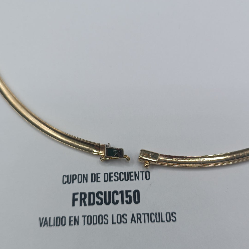 GARGANTILLA ORO 14 K 22.3 GRMS (SEMINUEVO)