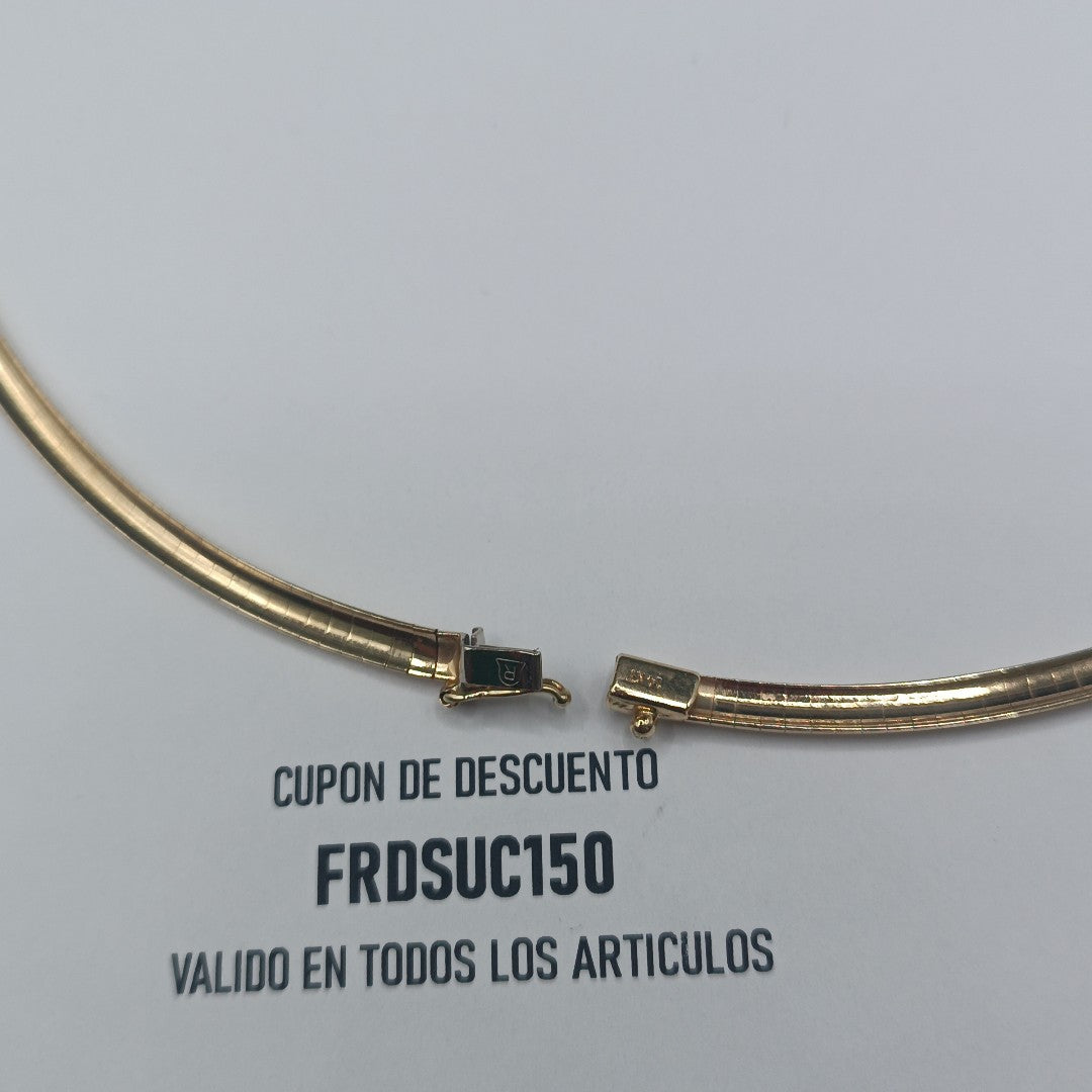 GARGANTILLA ORO 14 K 22.3 GRMS (SEMINUEVO)