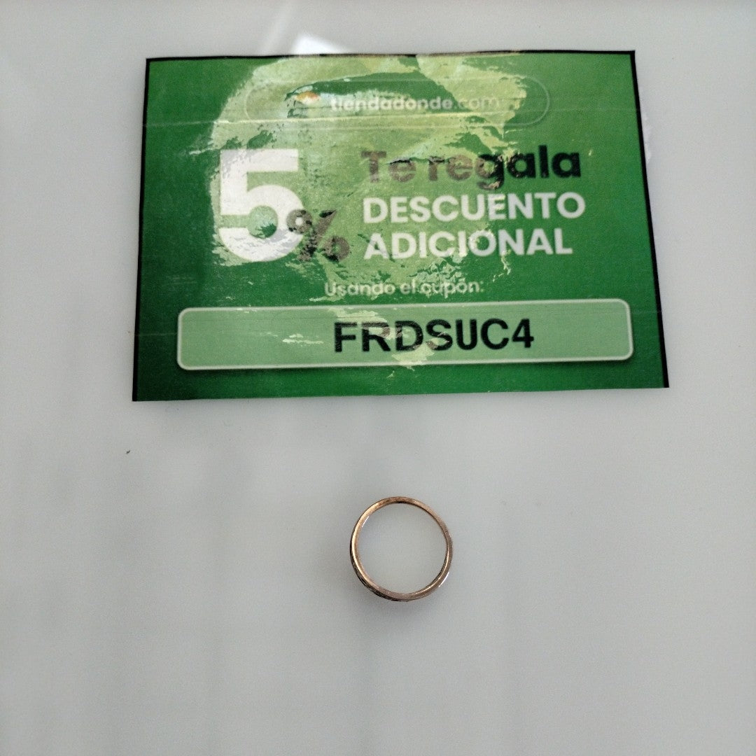 ANILLO ORO, ORO COMBINADO 10 K 1.7 GRMS (SEMINUEVO)