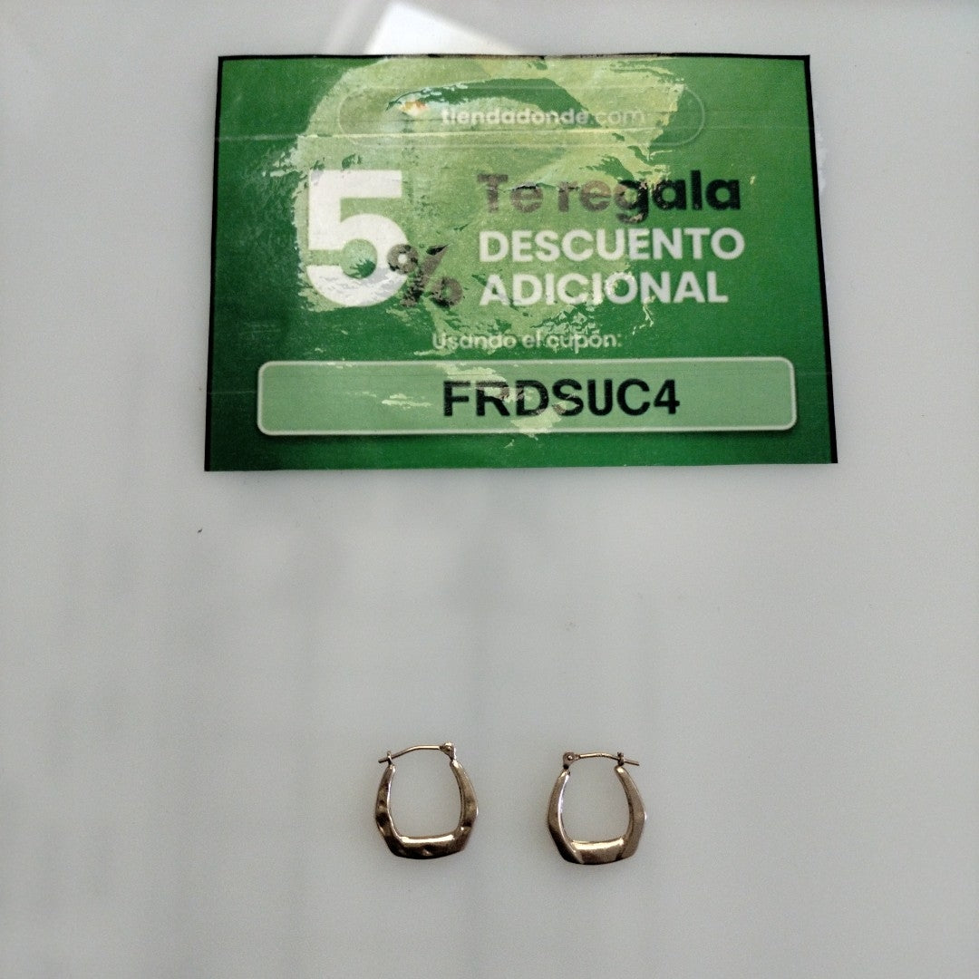 ARRACADAS PAR ORO 14 K 0.8 GRMS (SEMINUEVO)