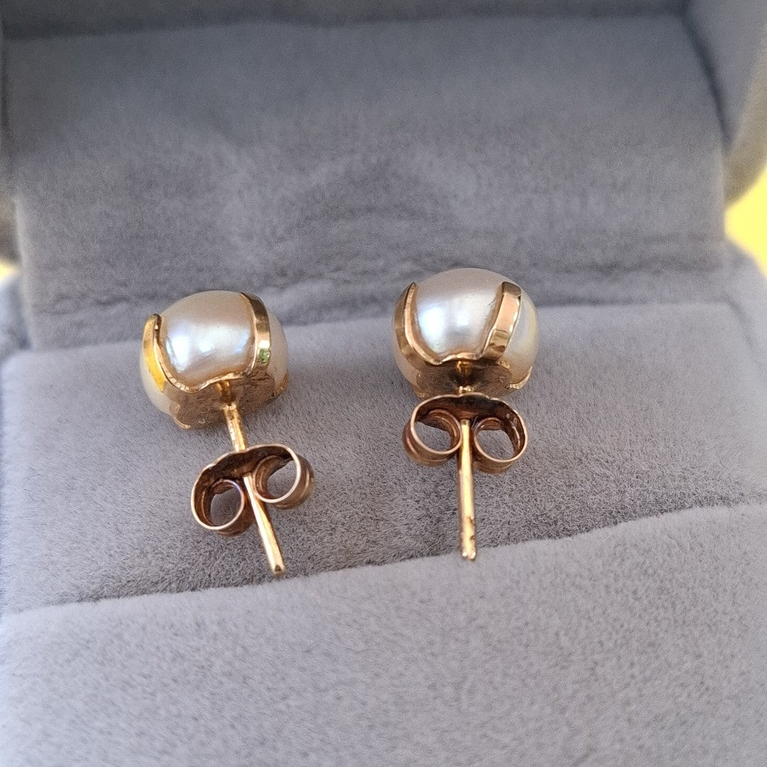 ARETES PAR ORO 14 K 2,00 GRMS (SEMINUEVO)