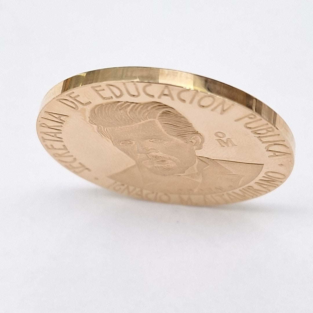 MEDALLA CONMEMORATIVA ORO 21 K 41,90 GRMS (SEMINUEVO)
