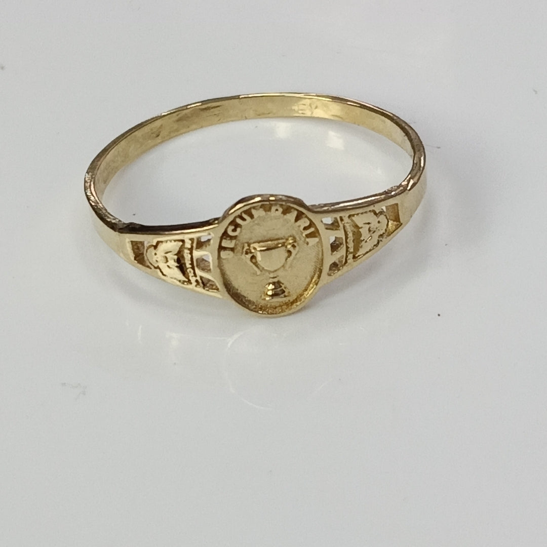 ANILLO DE GRADUACIÓN ORO 10 K 1,10 GRMS (SEMINUEVO)