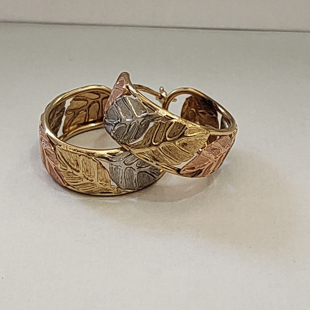 ARRACADAS PAR ORO 14 K 5,20 GRMS (SEMINUEVO)