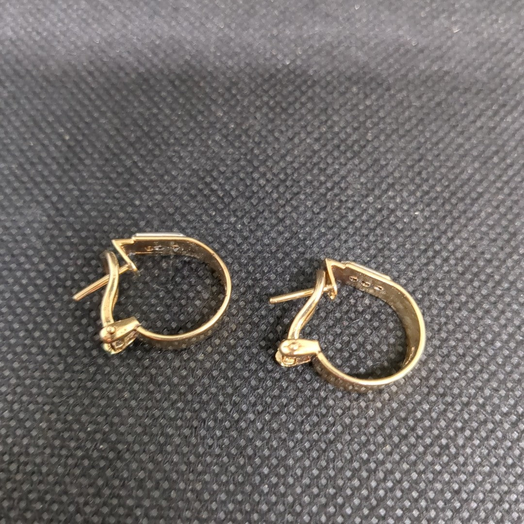 ARETES PAR ORO 14 K 6.4 GRMS (SEMINUEVO)