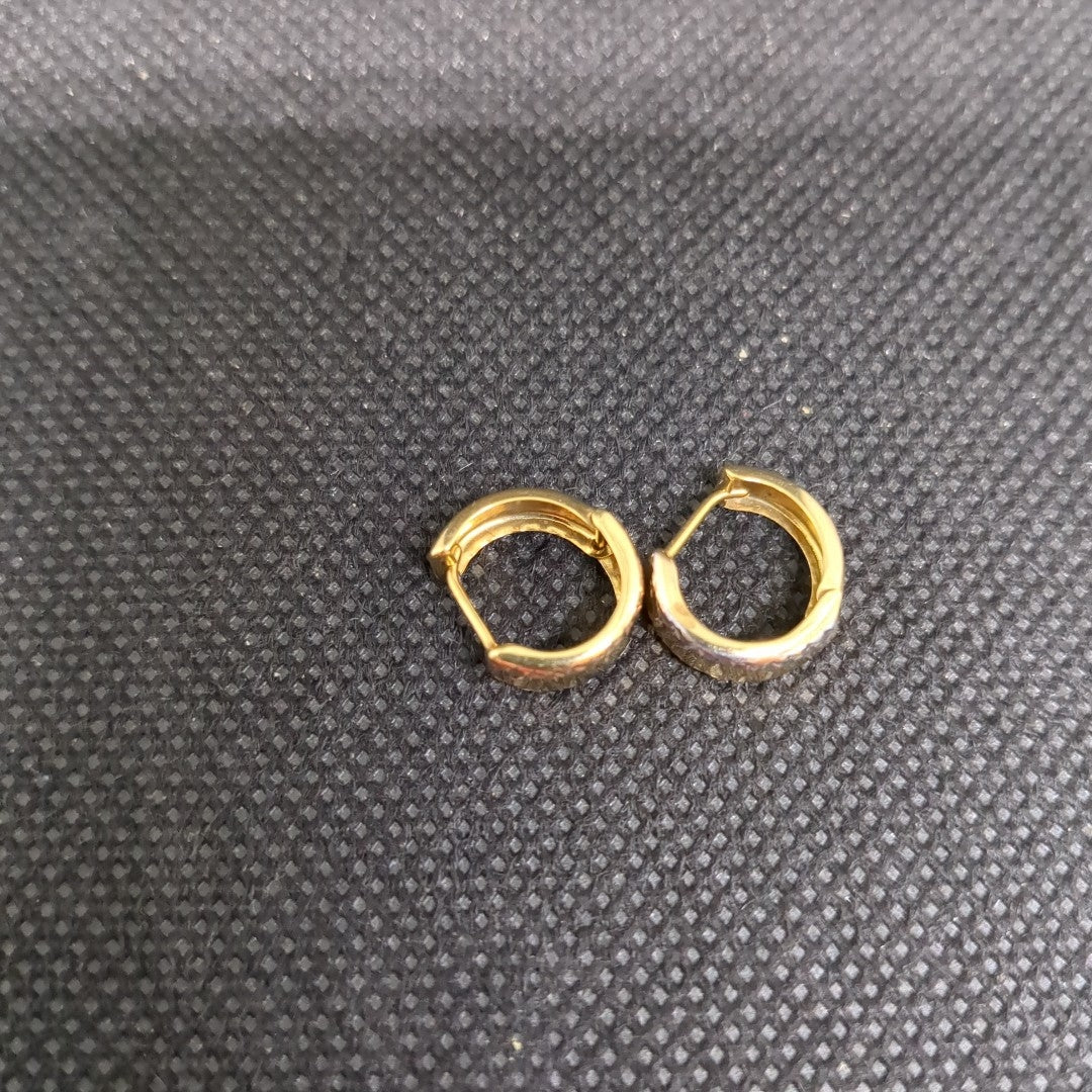 ARRACADAS PAR ORO 14 K 1,10 GRMS (SEMINUEVO)