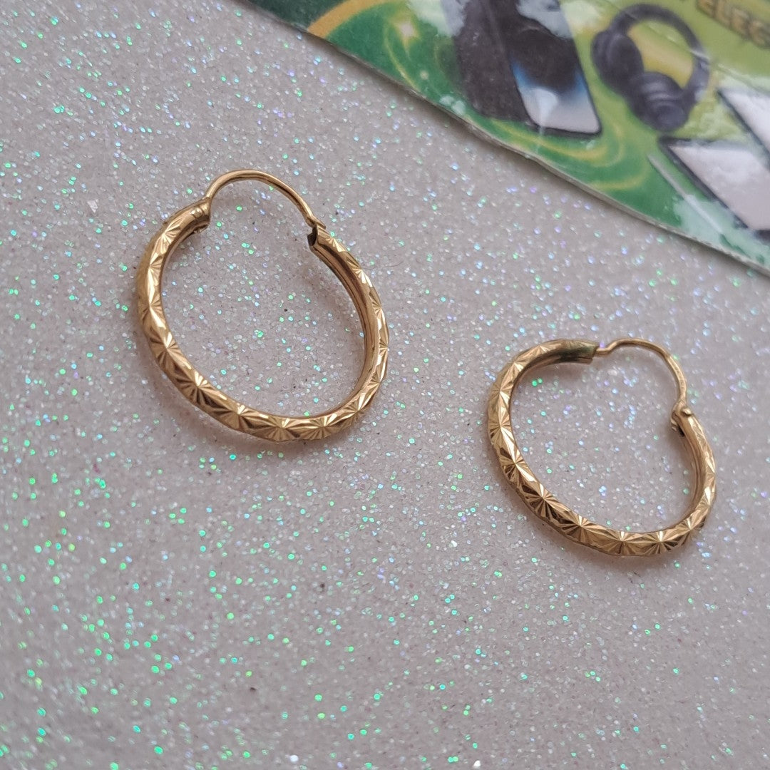 ARRACADAS PAR ORO 10 K 1.2 GRMS (SEMINUEVO)