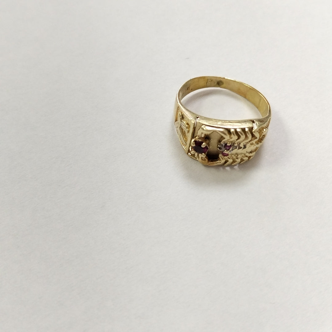 ANILLO ORO 14 K 4.8 GRMS (SEMINUEVO)
