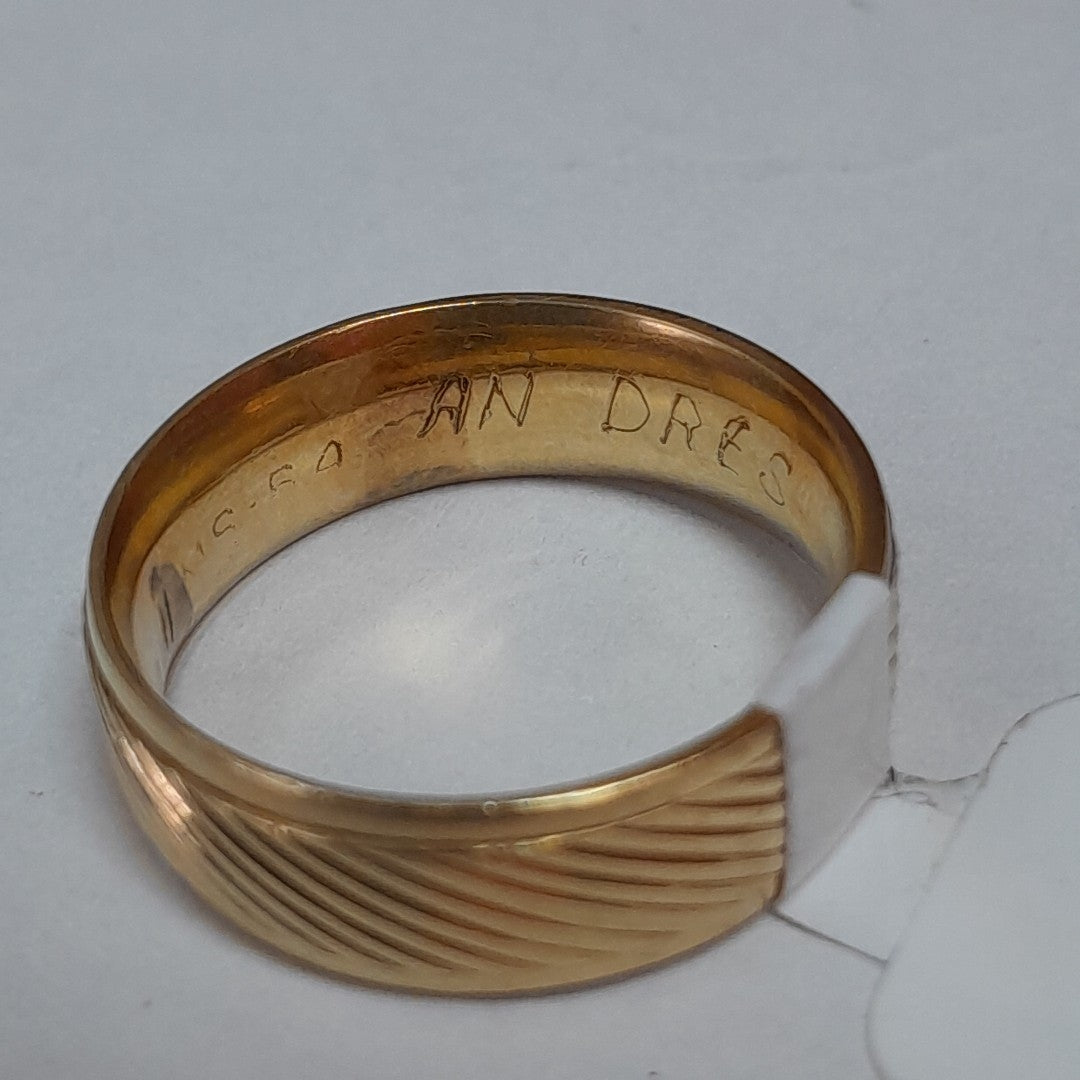 ARGOLLA ORO 14 K 5.8 GRMS (SEMINUEVO)