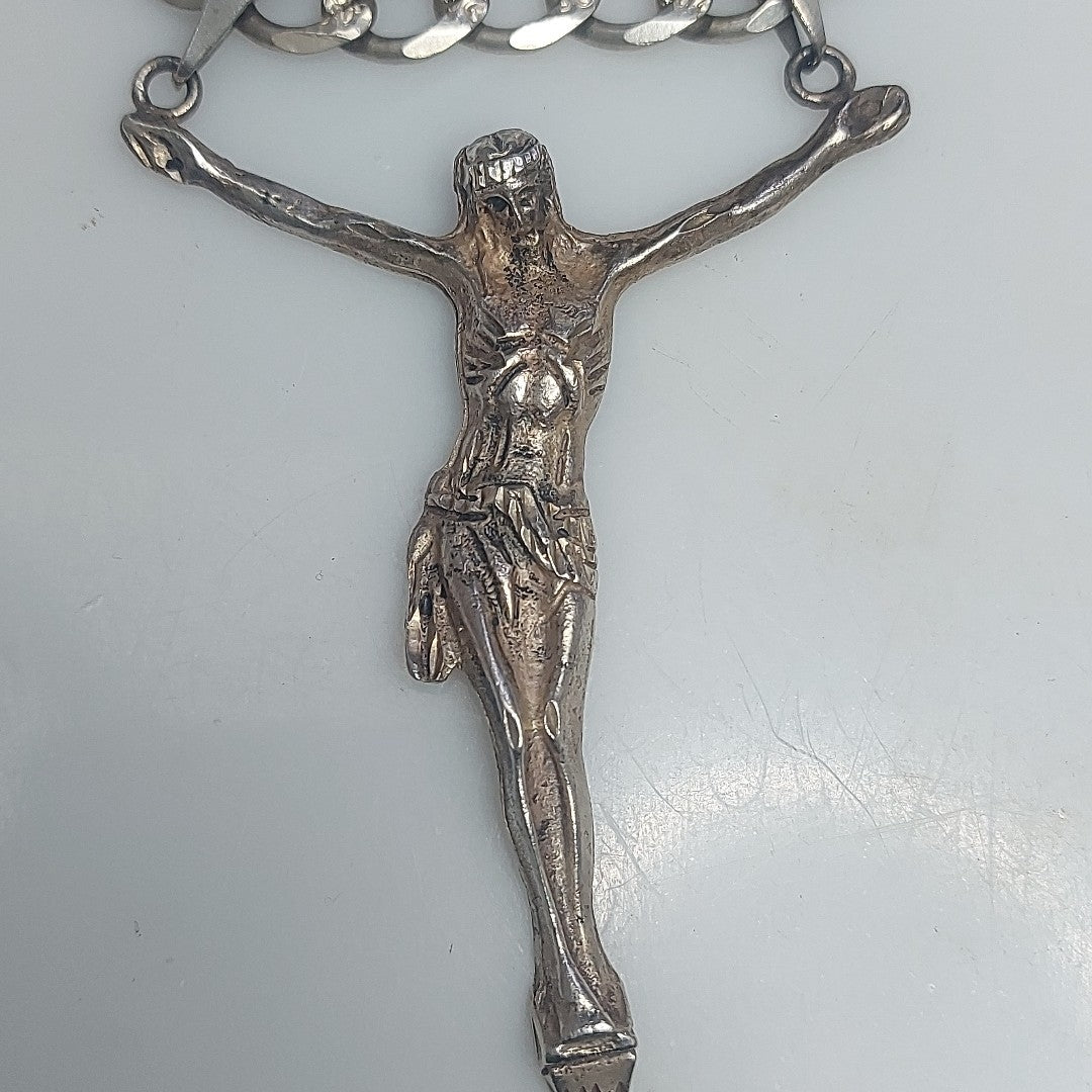 CADENA, CRISTO PLATA 70.4 GRMS (SEMINUEVO)